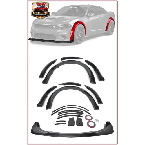KIT D'ÉLARGISSEURS DE GEL LÈVRE DE SPOILER AVANT POUR DODGE CHARGER 2015