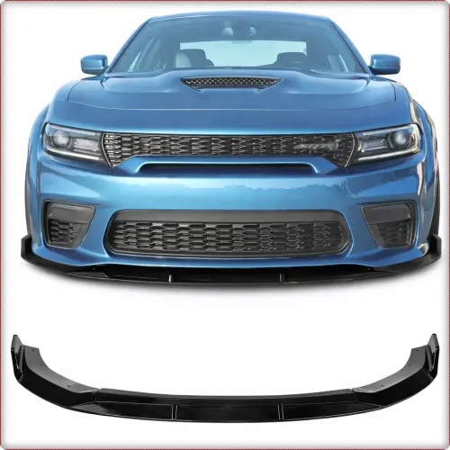 SPOILER INFERIORE ANTERIORE PER DODGE CHARGER 2020 - 2023 ALLARGAMENTI CARROZZERIA / OPACO