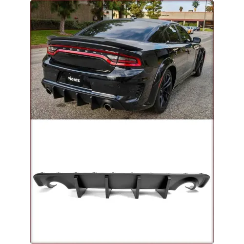 HECKDIFFUSOR / HINTEN DIFFUSOR FÜR DODGE CHARGER 2020 - 2023 WIDE BODY / MATT