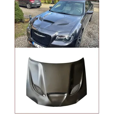 COFANO IN ALLUMINIO PER CHRYSLER 300C 300S 2012 - 2023 STILE SRT HELLCAT