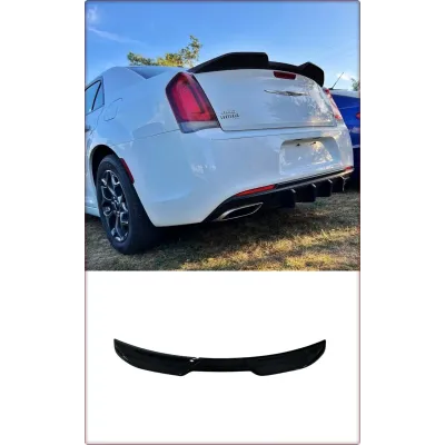 SPOILER TYLNY DO CHRYSLER 300C 2012 - 2024 ROCK STYL / TÜV CZARNY POŁYSK