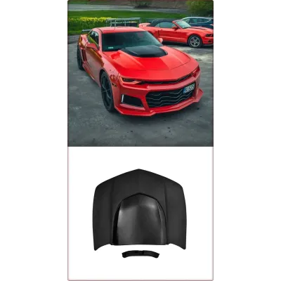 COFANO IN ALLUMINIO PER CHEVROLET CAMARO 2010 - 2015 ZL1 2016+ STILE