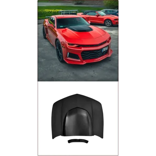 COFANO IN ALLUMINIO PER CHEVROLET CAMARO 2010 - 2015 ZL1 2016+ STILE
