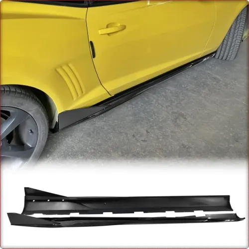 SEUILS LATÉRAUX POUR CHEVROLET CAMARO 2010 - 2015 ICON NOIR BRILLANT / CONTRÔ