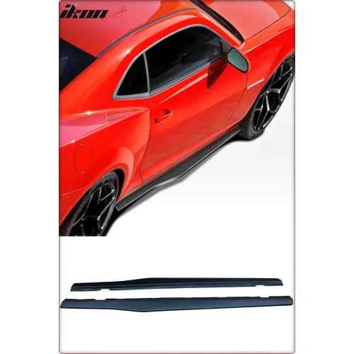 MINIGONNE LATERALI PER CHEVROLET CAMARO 2010 - 2015 IK STILE / TÜV