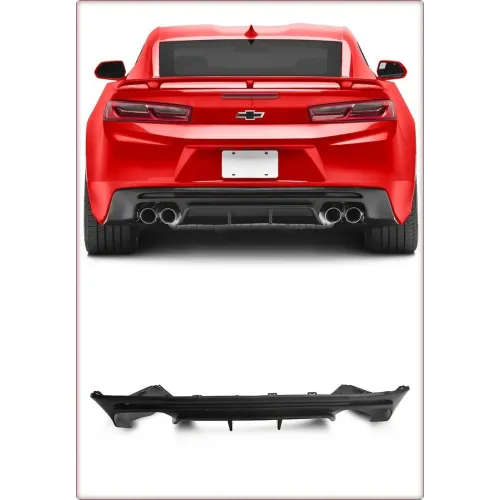 DIFFUSORE POSTERIORE PER CHEVROLET CAMARO 2016 - 2024 STILE ZL1 OPACO