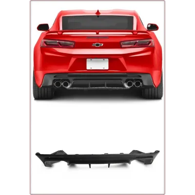 DIFFUSORE POSTERIORE PER CHEVROLET CAMARO 2016 - 2024 STILE ZL1 LUCIDO