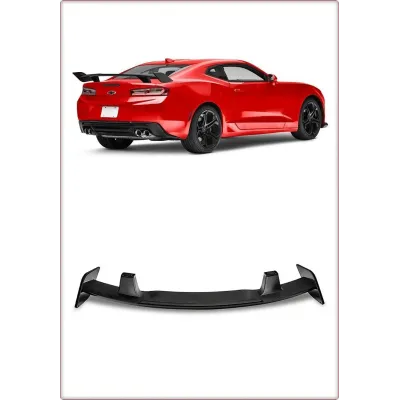 SPOILER TYLNY DO CHEVROLET CAMARO 2016 - 2023 TUNING / TÜV CZARNY POŁYSK