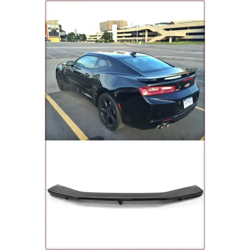 SPOILER POSTERIORE PER CHEVROLET CAMARO 2016 - 2023 STILE ZL1 / TÜV NERO LUCIDO