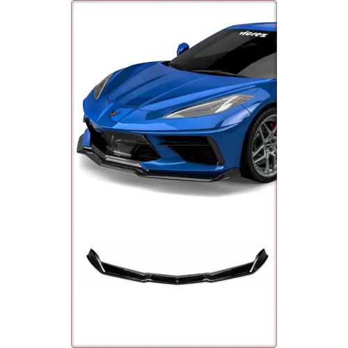 FRONTSPOILERLIPPE / CHIN SPOILER FÜR CHEVROLET CORVETTE 2019 - 2026 V3R STIL