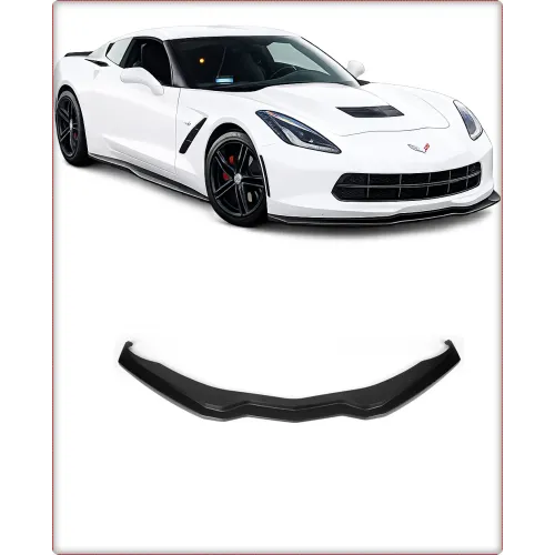 FRONTSPOILERLIPPE / CHIN SPOILER FÜR CHEVROLET CORVETTE 2014 - 2019 STAGE2 STIL