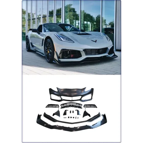 PARAURTI ANTERIORE COMPLETO PER CHEVROLET CORVETTE C7 2014 - 2019 STILE ZR1