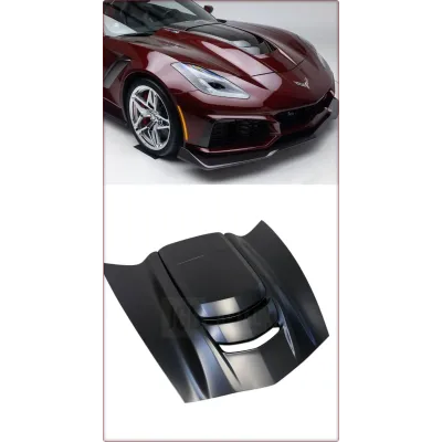 COFANO IN ALLUMINIO PER CHEVROLET CORVETTE C7 2014 - 2019 STILE ZR1