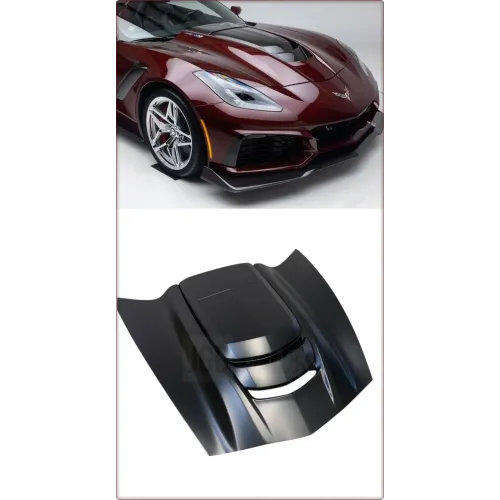 COFANO IN ALLUMINIO PER CHEVROLET CORVETTE C7 2014 - 2019 STILE ZR1