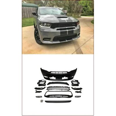 PARAURTI ANTERIORE COMPLETO + LED PER DODGE DURANGO 2014 - 2024 SRT STILE CON PDC