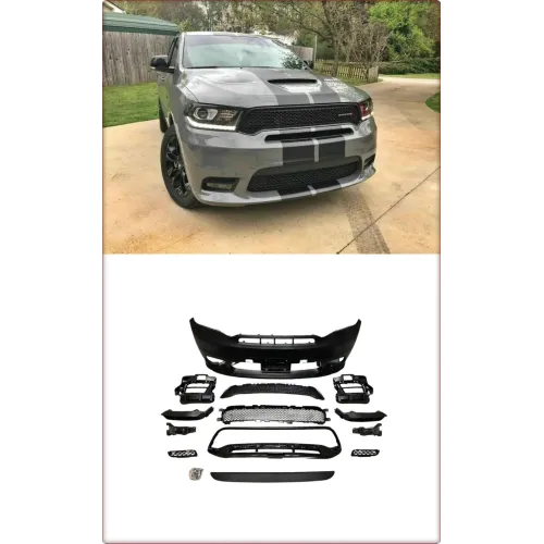 PARAURTI ANTERIORE COMPLETO + LED PER DODGE DURANGO 2014 - 2024 SRT STILE CON PDC