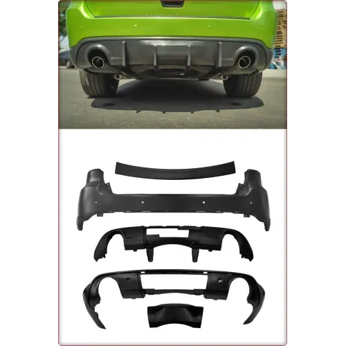 KOMPLETT STOßSTANGE HINTEN FÜR DODGE DURANGO 2014 - 2024 SRT STIL MIT PDC
