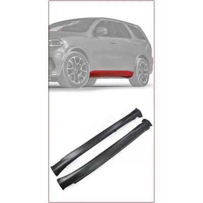 MINIGONNE LATERALI PER DODGE DURANGO 2014 - 2023 SRT HELLCAT 2021+ STILE / TÜV