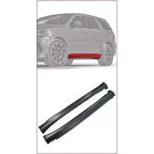 NAKŁADKI PROGÓW DO DODGE DURANGO 2014 - 2023 SRT HELLCAT 2021+ STYL / TÜV