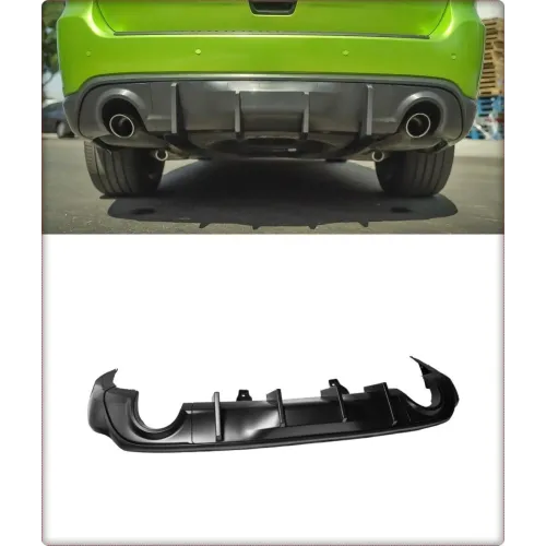 HECKDIFFUSOR / HINTEN DIFFUSOR FÜR DODGE DURANGO 2014 - 2023 SCHWARZ MATT