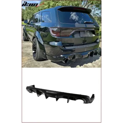 DIFFUSORE POSTERIORE PER DODGE DURANGO 2014 - 2023 NERO LUCIDO