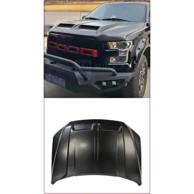 COFANO IN ACCIAIO PER FORD F-150 F150 2015 - 2020 RAM AIR STILE
