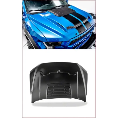 COFANO IN ACCIAIO PER FORD F-150 F150 2015 - 2020 SHELBY BAJA EDITION