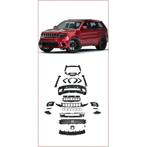 BODY KIT — ZDERZAK PRZEDNI I TYLNY DO JEEP GRAND CHEROKEE 2014 - 2021 TRACKHAWK