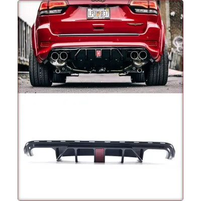 DIFFUSORE POSTERIORE CON LED PER JEEP GRAND CHEROKEE 2014 - 2021 SRT