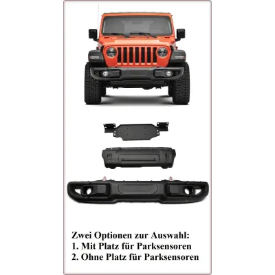 ALUMINIOWY ZDERZAK PRZEDNI DO JEEP WRANGLER 2018 - 2025 JL