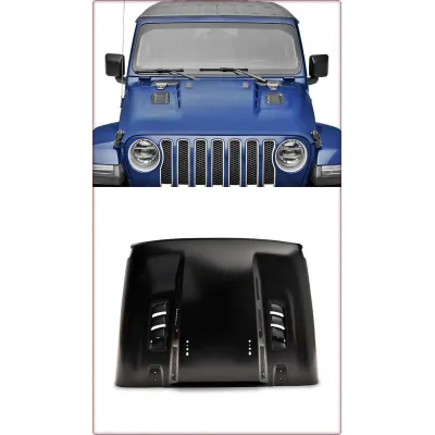 COFANO IN ACCIAIO PER JEEP WRANGLER JL 2018 - 2025 THANOS STILE