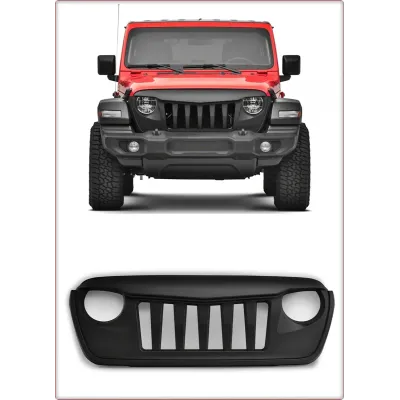 GRIGLIA ANTERIORE PER JEEP WRANGLER JL 2018 - 2024 THANOS / TÜV