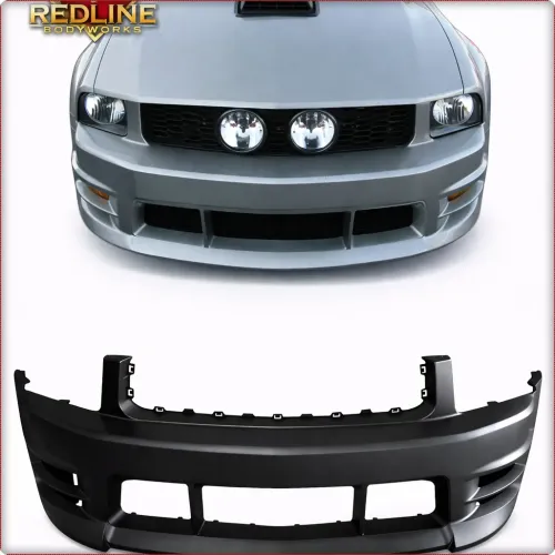 PARAURTI ANTERIORE COMPLETO PER FORD MUSTANG 2005 - 2009 V6 RACER STILE