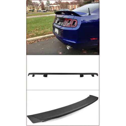 SPOILER POSTERIORE PER FORD MUSTANG 2010 - 2014 GT CALIFORNIA SPECIAL NERO LUCIDO