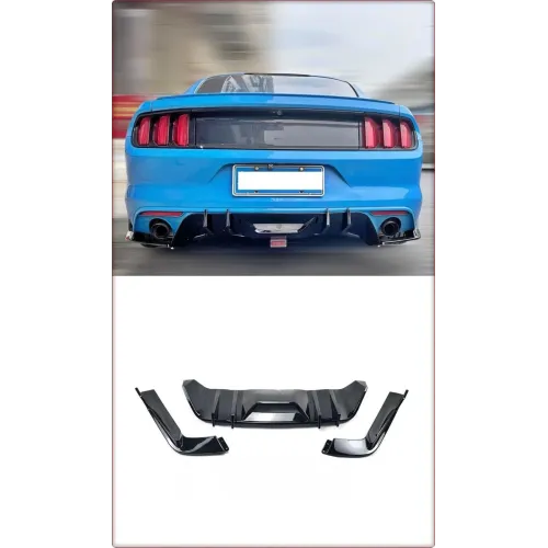 DIFFUSORE POSTERIORE PER FORD MUSTANG 2015 - 2017 BASE / HN STILE
