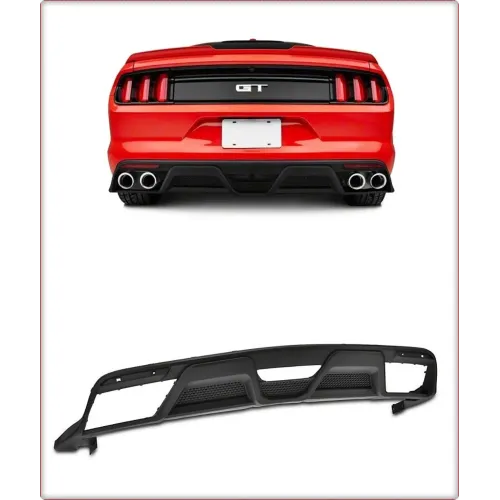 DIFFUSORE POSTERIORE PER FORD MUSTANG 2015 - 2017 STILE GT350
