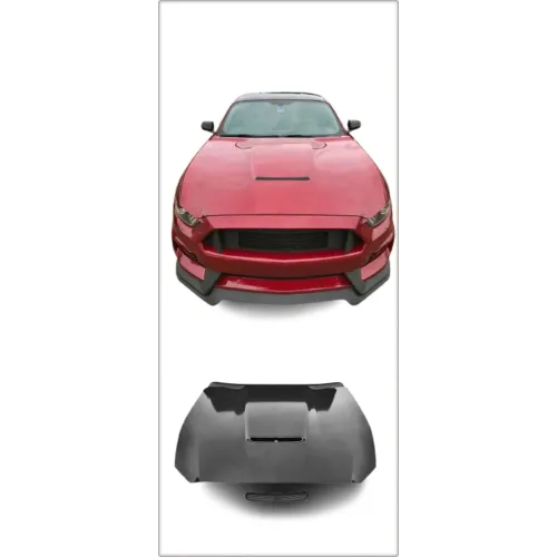 COFANO IN ALLUMINIO PER FORD MUSTANG 2015 2016 2017 STILE GT350