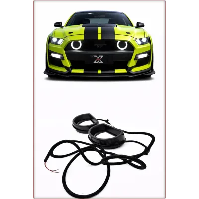 2X LED DRL PER FORD MUSTANG 2015 - 2017 PER GT500 PARAURTI
