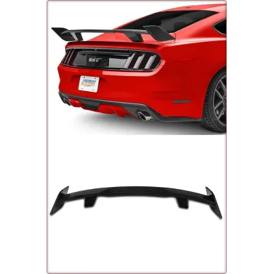 SPOILER TYLNY DO FORD MUSTANG 2015 - 2023 GT F35 STYL / TÜV CZARNY POŁYSK