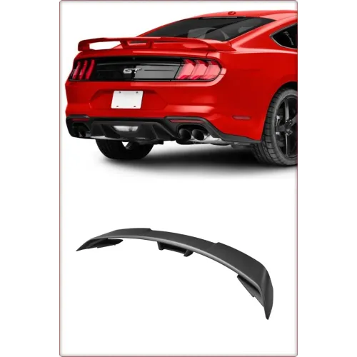 SPOILER TYLNY DO FORD MUSTANG 2015 - 2023 W STYLU GT PERFORMANCE CZARNY MAT / TÜV