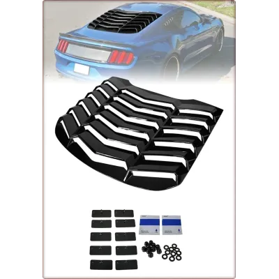 GRIGLIA COPRILUNOTTO PER FORD MUSTANG 2015 - 2023 LV STILE LUCIDO TÜV