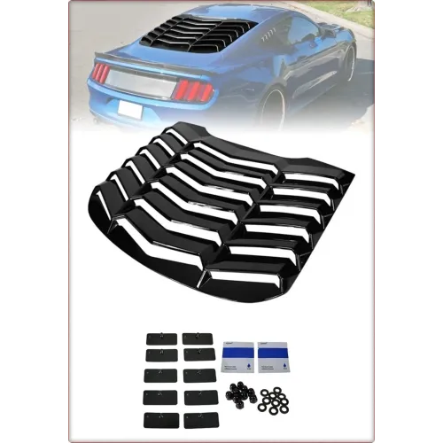 GRIGLIA COPRILUNOTTO PER FORD MUSTANG 2015 - 2023 LV STILE LUCIDO TÜV