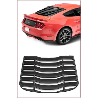 COPERTURA LUNOTTO / GRIGLIA PER FORD MUSTANG 2015 - 2023 NERO OPACO / TÜV