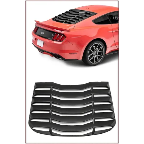 COPERTURA LUNOTTO / GRIGLIA PER FORD MUSTANG 2015 - 2023 NERO OPACO / TÜV