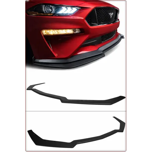 FRONTSPOILERLIPPE / CHIN SPOILER FÜR FORD MUSTANG 2018 - 2023 Performance Pack 2