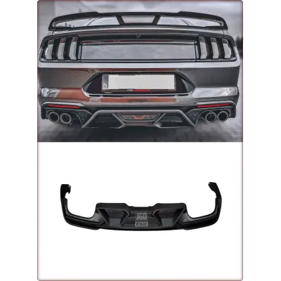 DIFFUSORE POSTERIORE PER FORD MUSTANG 2018 - 2023 STILE GT500