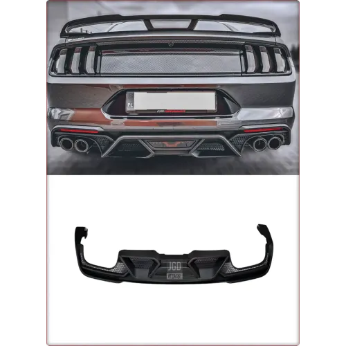DIFFUSORE POSTERIORE PER FORD MUSTANG 2018 - 2023 STILE GT500