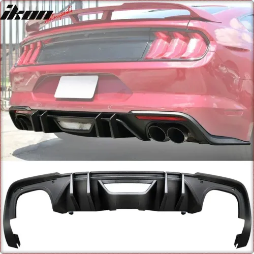 DIFFUSORE POSTERIORE PER FORD MUSTANG 2018 - 2023 COMPETITION STILE