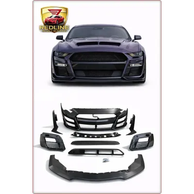 PARAURTI ANTERIORE COMPLETO PER FORD MUSTANG 2018 - 2023 GT500 STILE SHELBY
