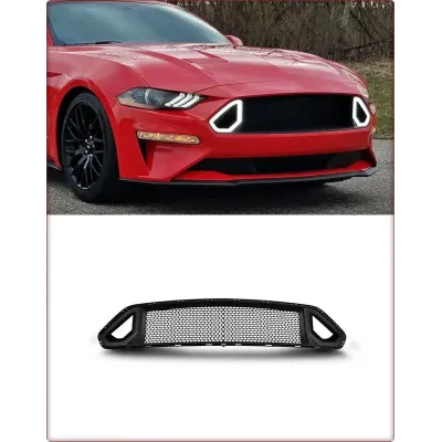 GRIGLIA ANTERIORE PER FORD MUSTANG 2018 - 2023 CON LED MP CONCEPTS / TÜV